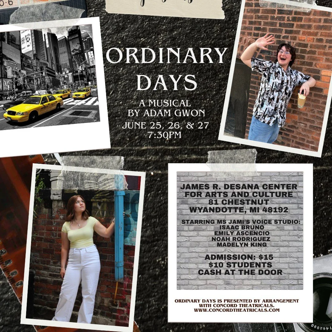 OPENING TOMORROW! 
What happens when four New Yorkers' lives unexpectedly collide? Find out in Ordinary Days, a witty, heartfelt musical filled with beautiful songs, laughter, and stories that remind us we're all more connected than we think.

📅 Jun