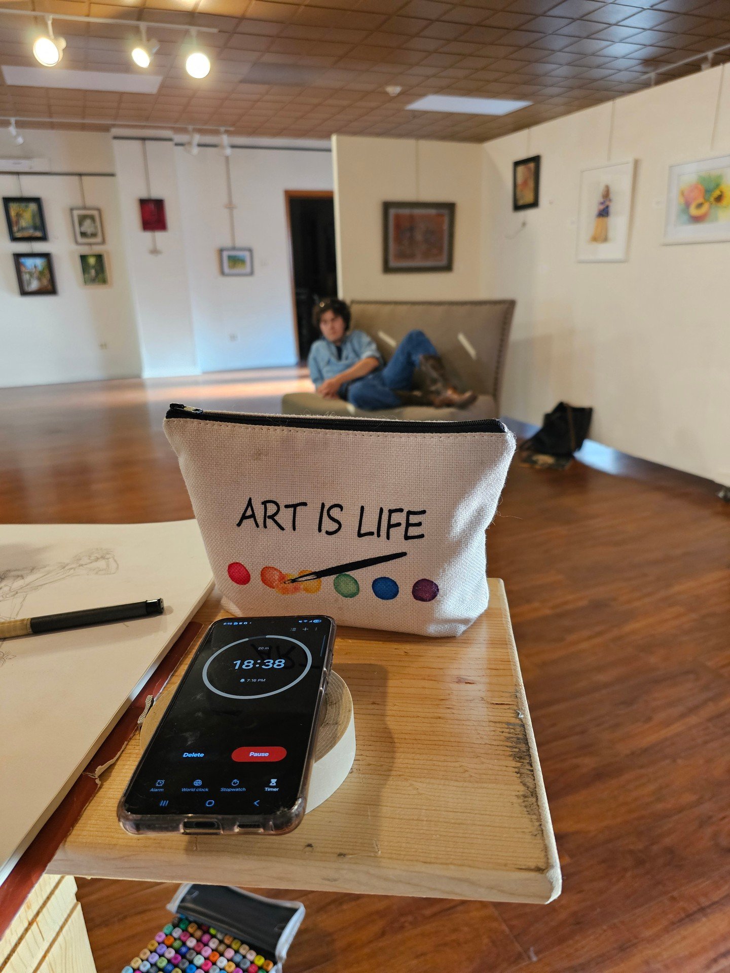 Some of the best artistic growth happens when you simply show up and create! Our monthly Live Model Sessions give artists a chance to slow down, observe, and practice from a live clothed model in a supportive gallery setting. Beginners are welcome, e