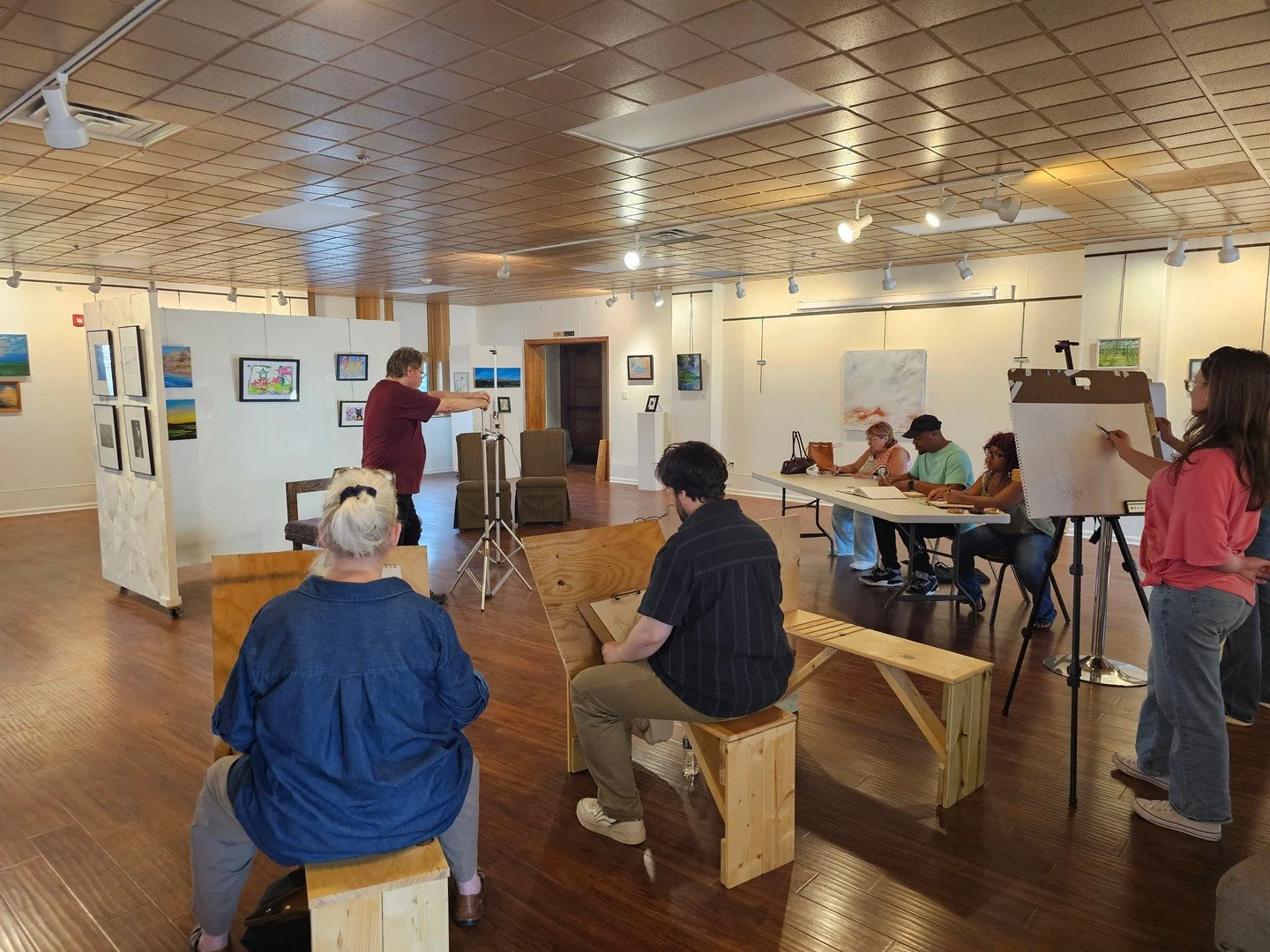 Make art. Meet artists. Build your practice! Join us for Live Model Sessions at the Downriver Council for the Arts! Artists of all skill levels are invited to sketch, draw, paint, and explore from a live clothed model in a welcoming, self-guided envi