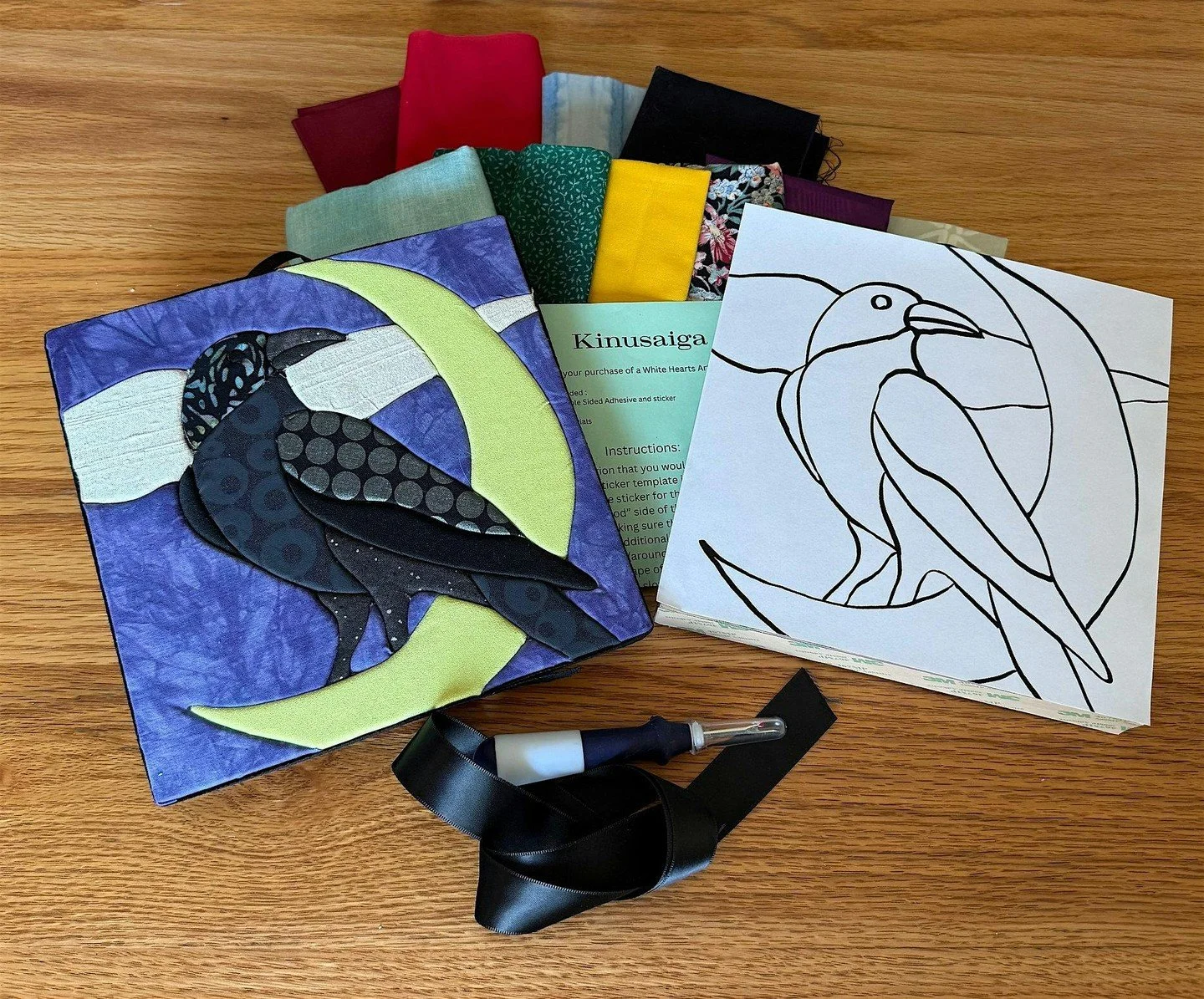 ✨ PAINT WITH FABRIC! ✨
Ever heard of Kinusaiga? This traditional Japanese craft is sometimes called &ldquo;quilting without thread&rdquo; or &ldquo;painting with fabric.&rdquo; No sewing required!  Join us Friday, September 25  at 6:30pm for a hands-