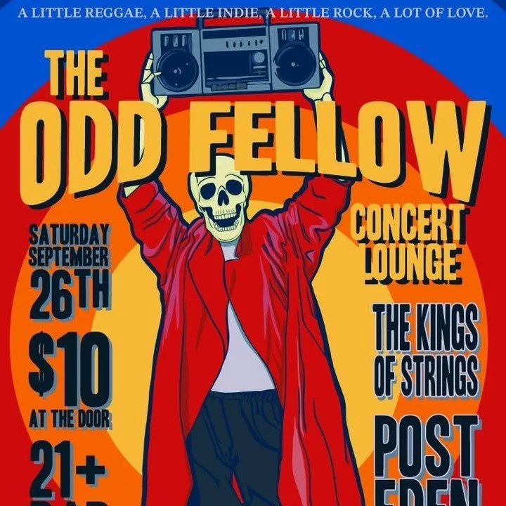 Come out this Saturday for some amazing LOCAL ORIGINAL MUSIC!! w/ POST EDEN, The Kings of Strings and Bad Assets!!! Just $10 at the door!! 21+ BAR, 18+ Welcome!!