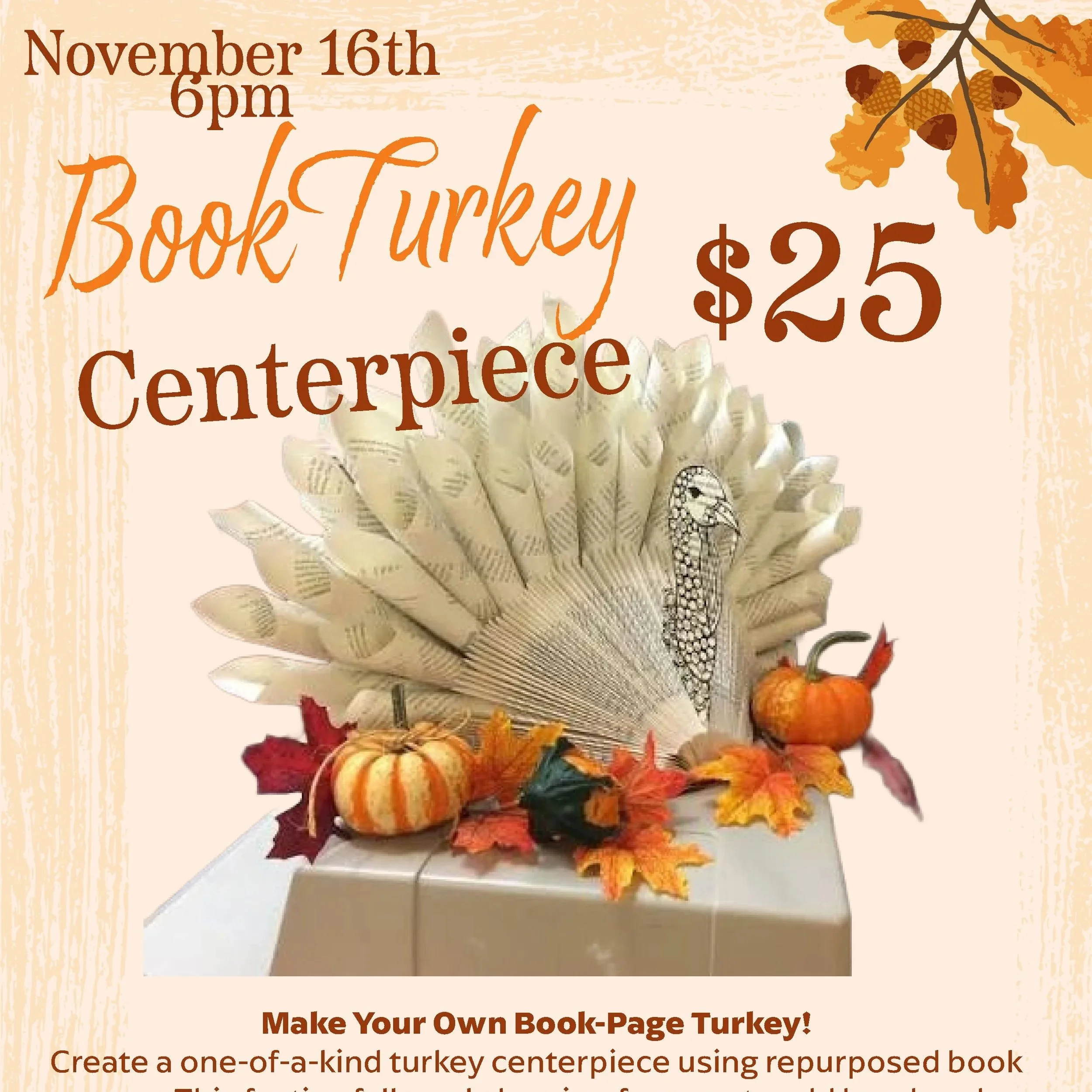 Book-Page Turkey 11/16/26