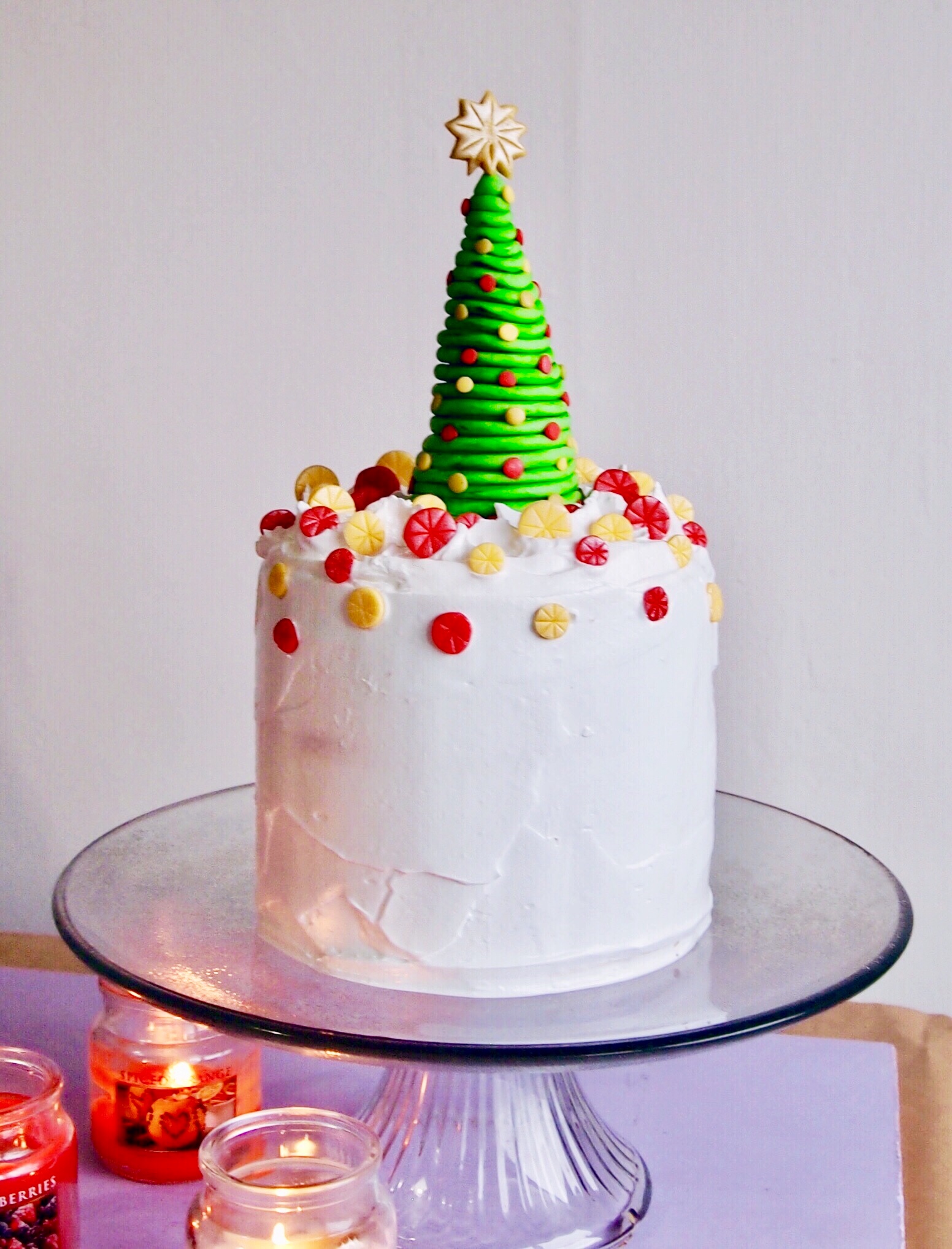 How To Make A Super Easy Christmas Tree Cake Topper Icing Insight