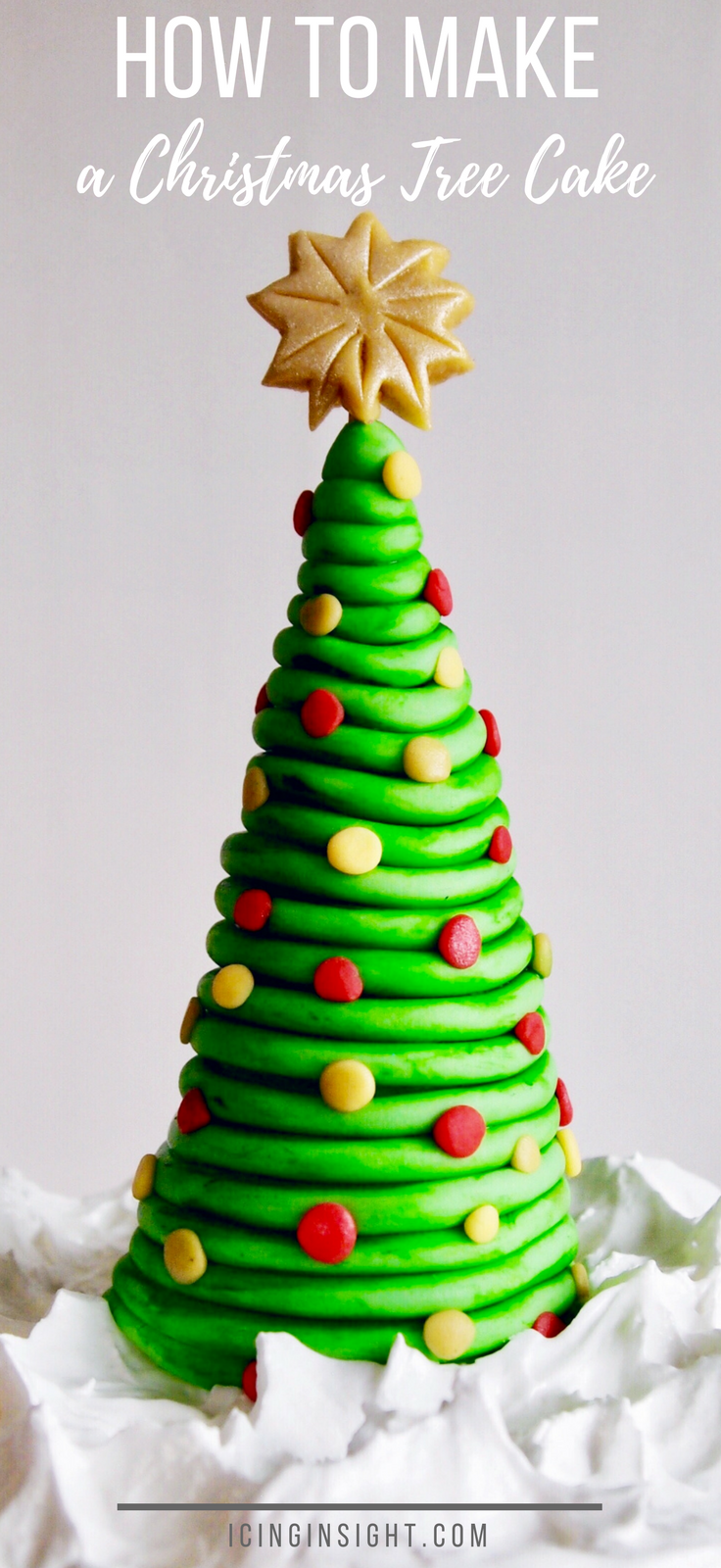Lets Make A Christmas Tree Cake