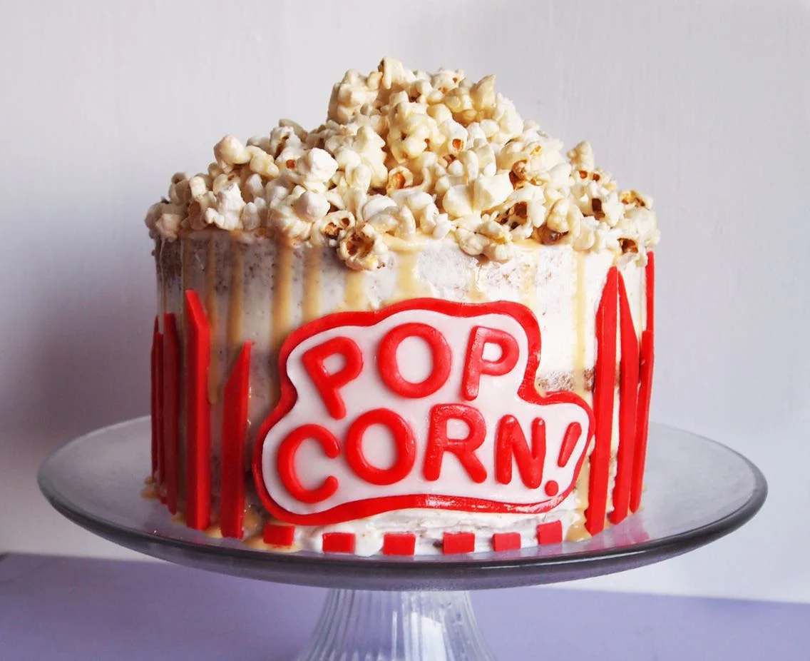 How To Make A Caramel Popcorn Cake 