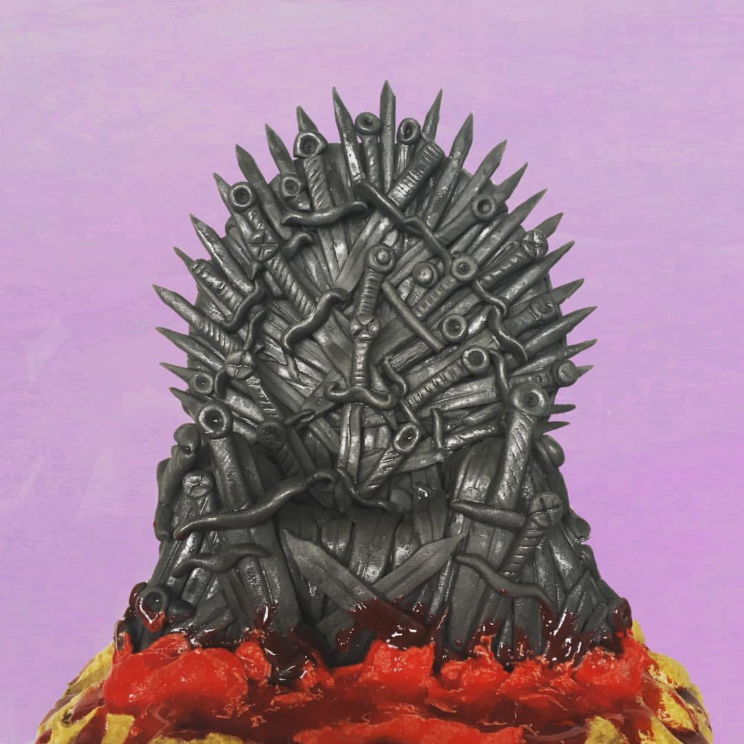 How To Make An Edible Iron Throne Cake Topper