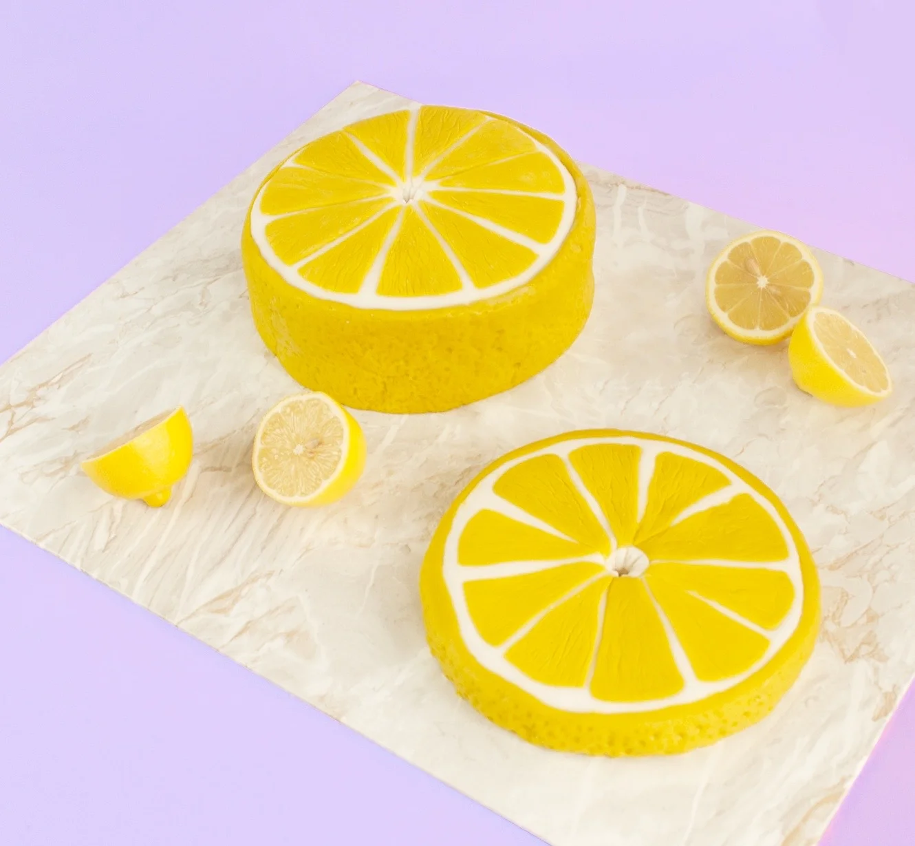Cute AF Lemon Slice Cake Tutorial