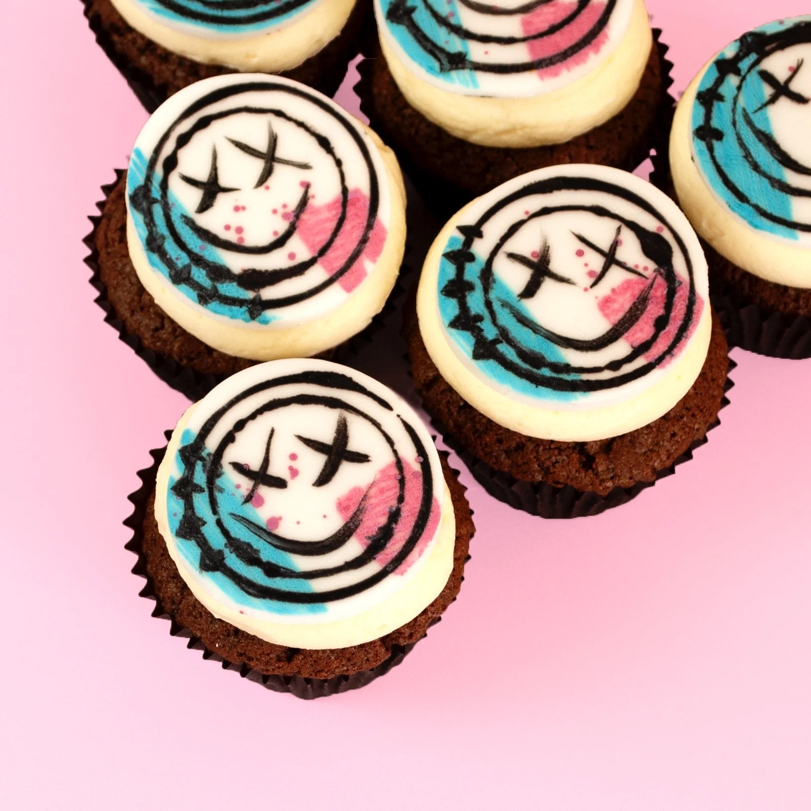 Freaking Awesome DIY Blink 182 Cupcakes