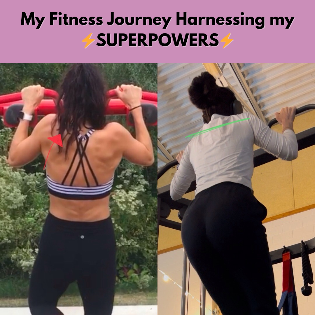 After implementing corrective exercises to fix my posture from sitting in my comfy neurodivergent positions.