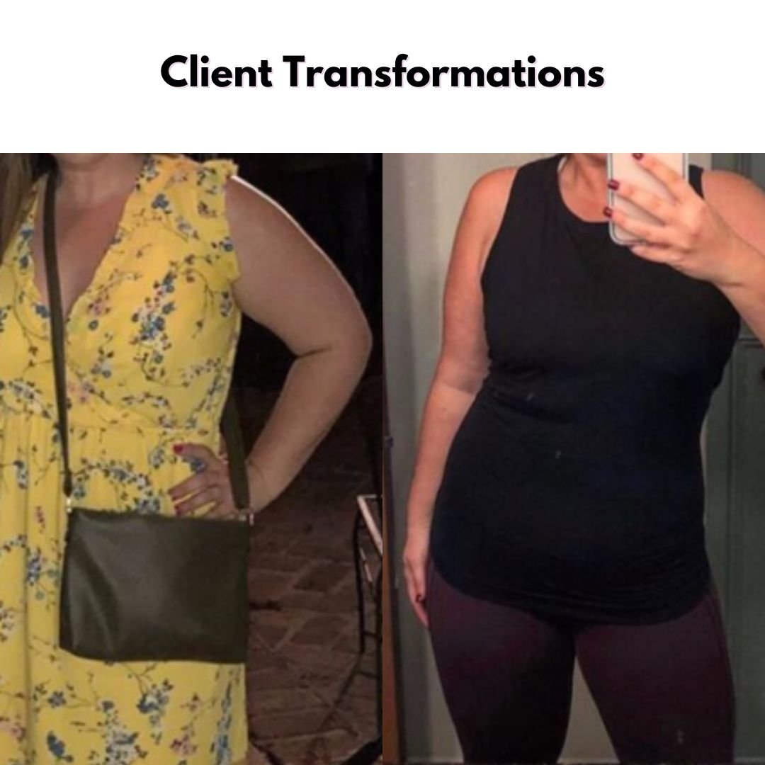 "I’ve lost 30 lbs in 4 months with her guidance on nutrition, intuitive eating, and the customized workout plans she put together for me!"