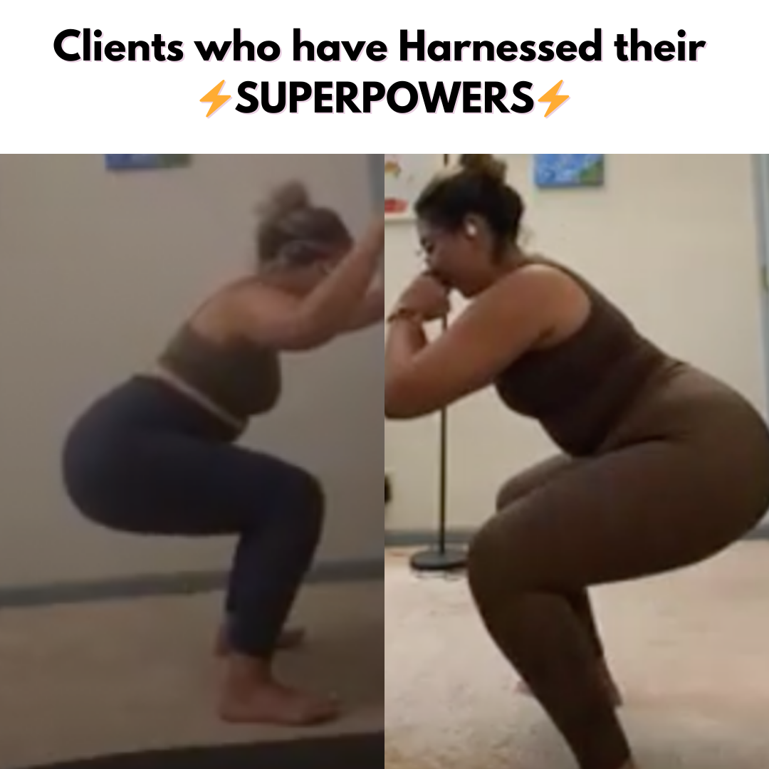 "I’ve learned to work out pain-free while building healthy habits that feel natural and sustainable. My squat form also improved after just one movement screening call!"