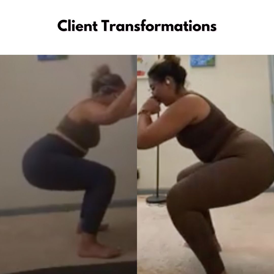 "I’ve learned to work out pain-free while building healthy habits that feel natural and sustainable. My squat form also improved after just one movement screening call!"