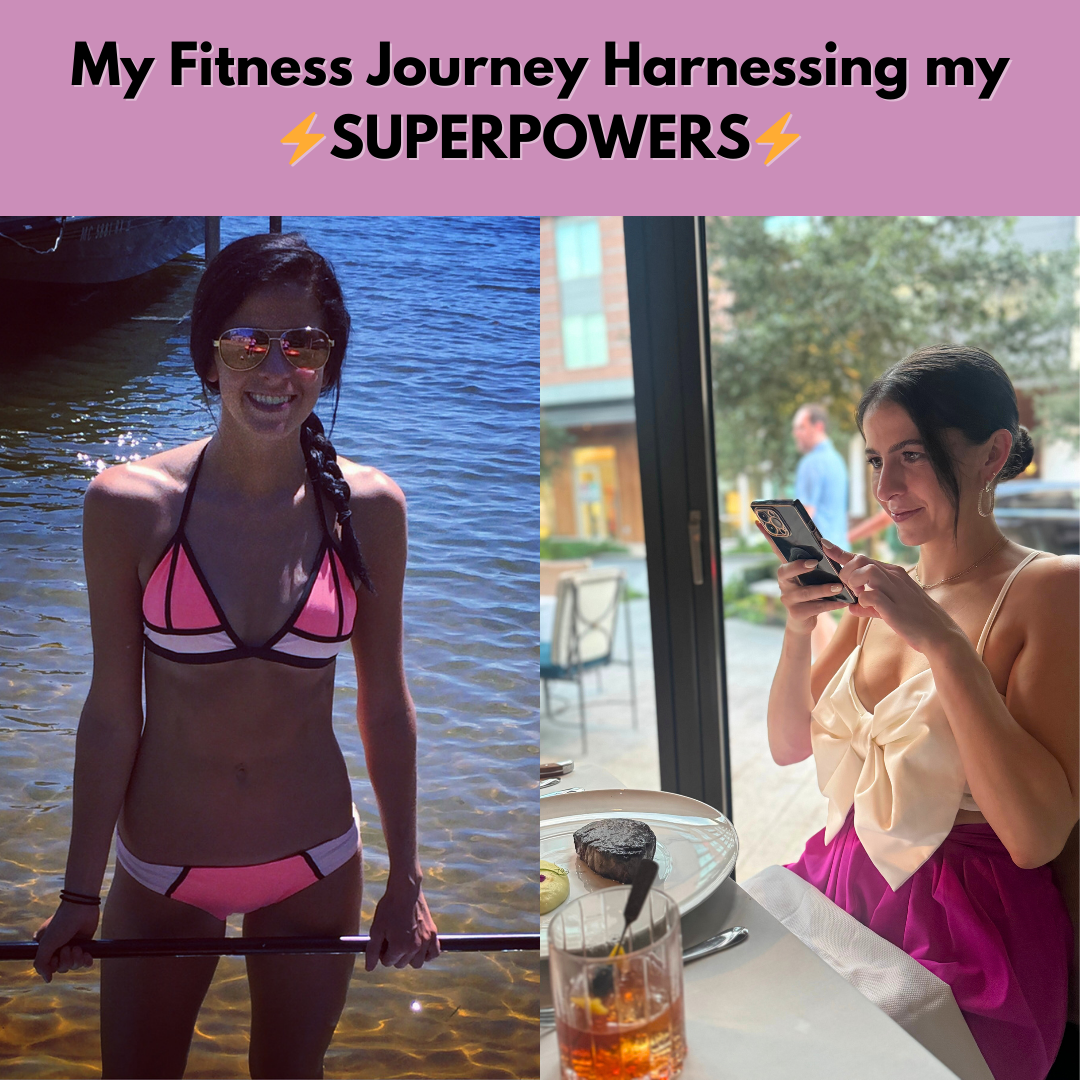 Trying to be skinny (masking to be what others wanted of me), to loving being strong and FUELED!