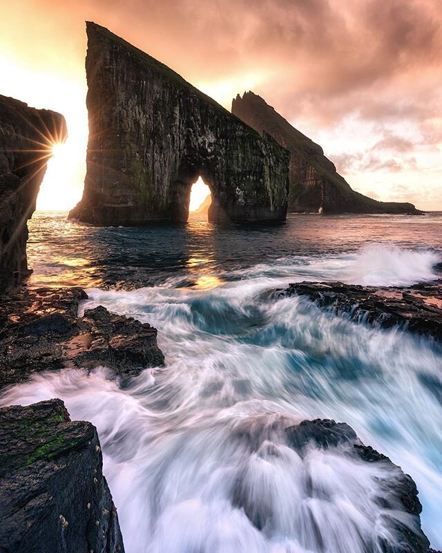 [ Light and Motion ]
.
A gorgeous reward to bring back home after a long and hard hike back and forth to this fantastic and absolutely jaw dropping location at the Faroe Islands. The iconic sea stacks at Drangarnir will impress most people and the hi