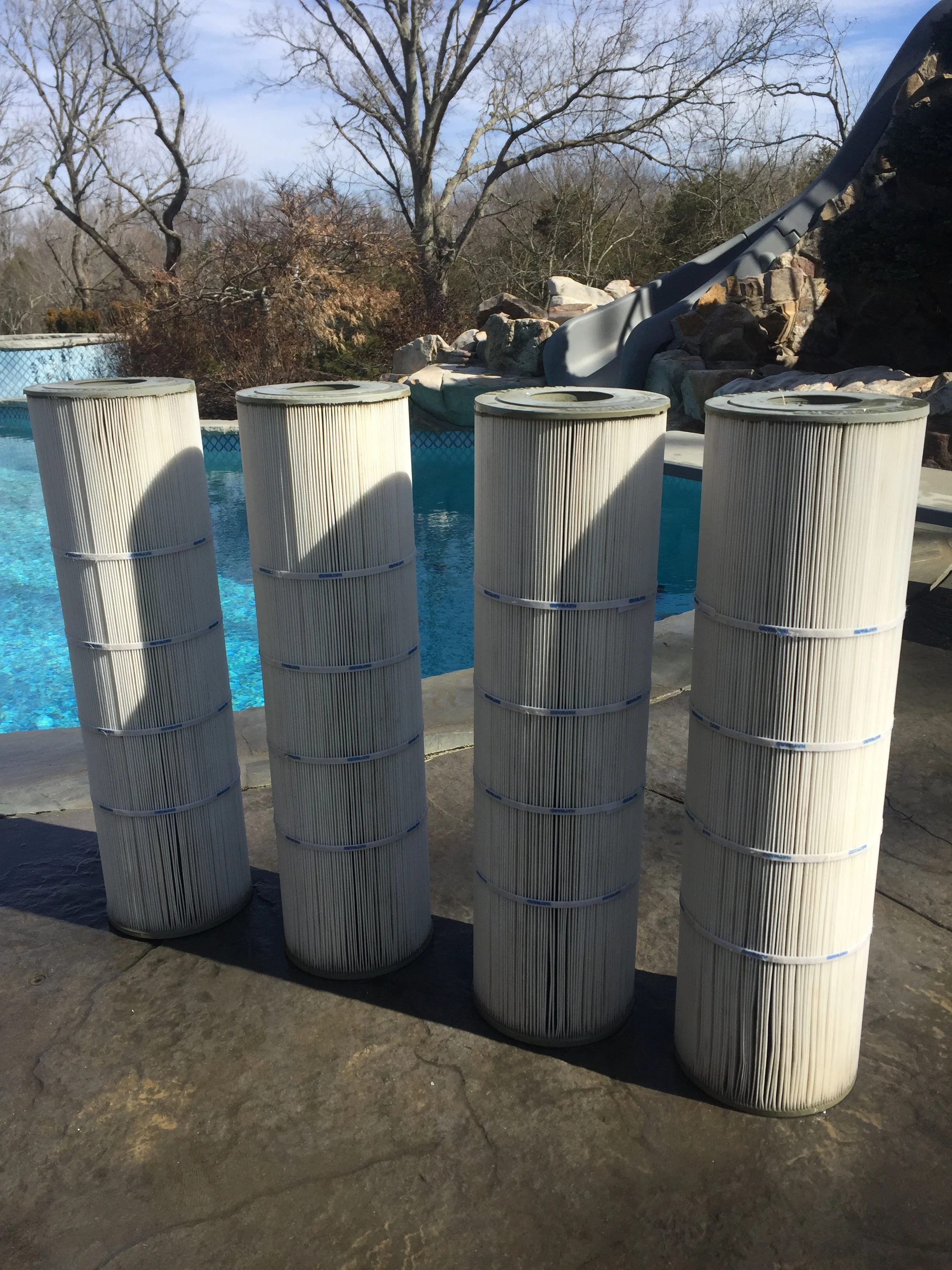 Cartridge Filter Cleaning: After