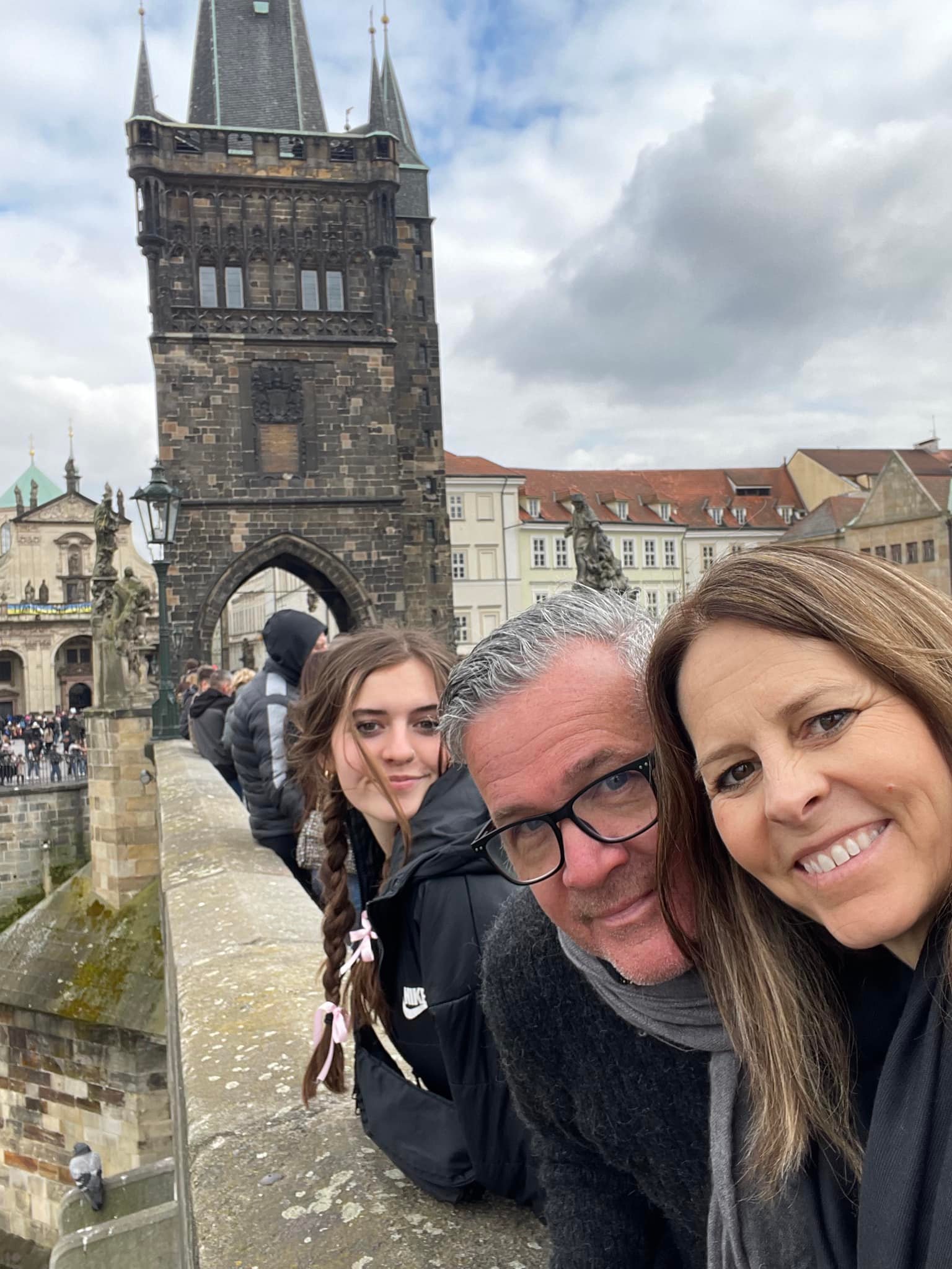 Having an amazing time visiting Prague with Hollie Packman and my 18 user old daughter Maxine.