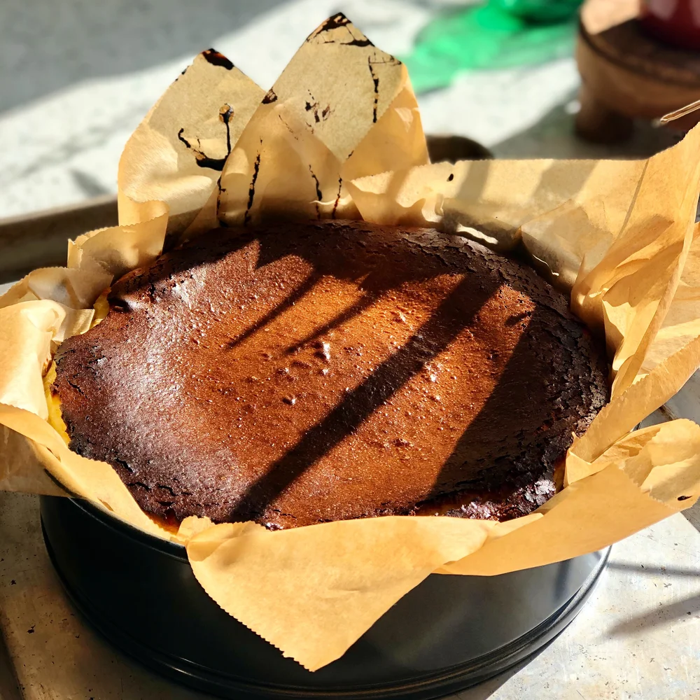 Burnt Basque Cheesecake with Kir Jensen — cookshop