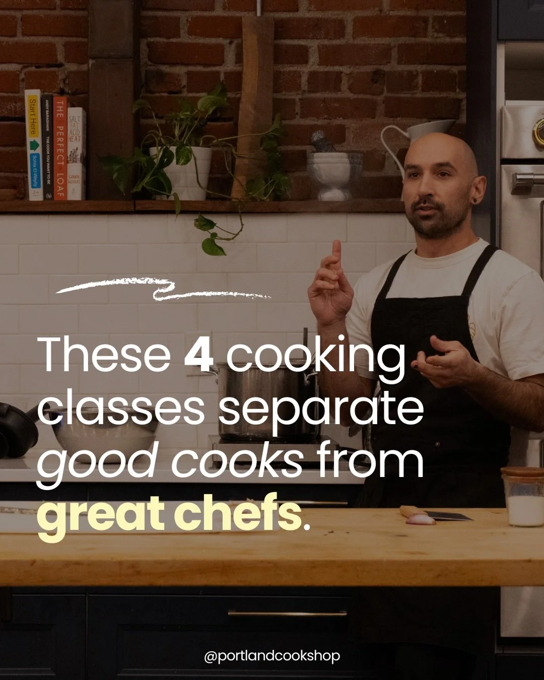 Tips from a seasoned chef.

Focus on technique, foundations, flavor, and a favorite meal or two to level up your cooking skills. The essential building blocks of any culinary expert.

Hot Sauce | July 22

Culture Club | July 25

Winner Winner Chicken