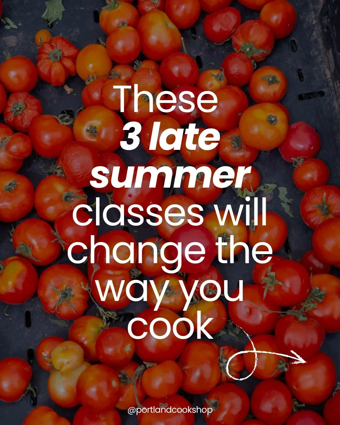 Need to know seasonal cooking classes.

Making the most of our late summer produce and perfecting techniques in these 3 can&rsquo;t miss classes:

Cook like a Nonna, Summer Edition | Aug 20

Kitchen Essentials | Sept 6

Late Summer Risotto | Sept 25
