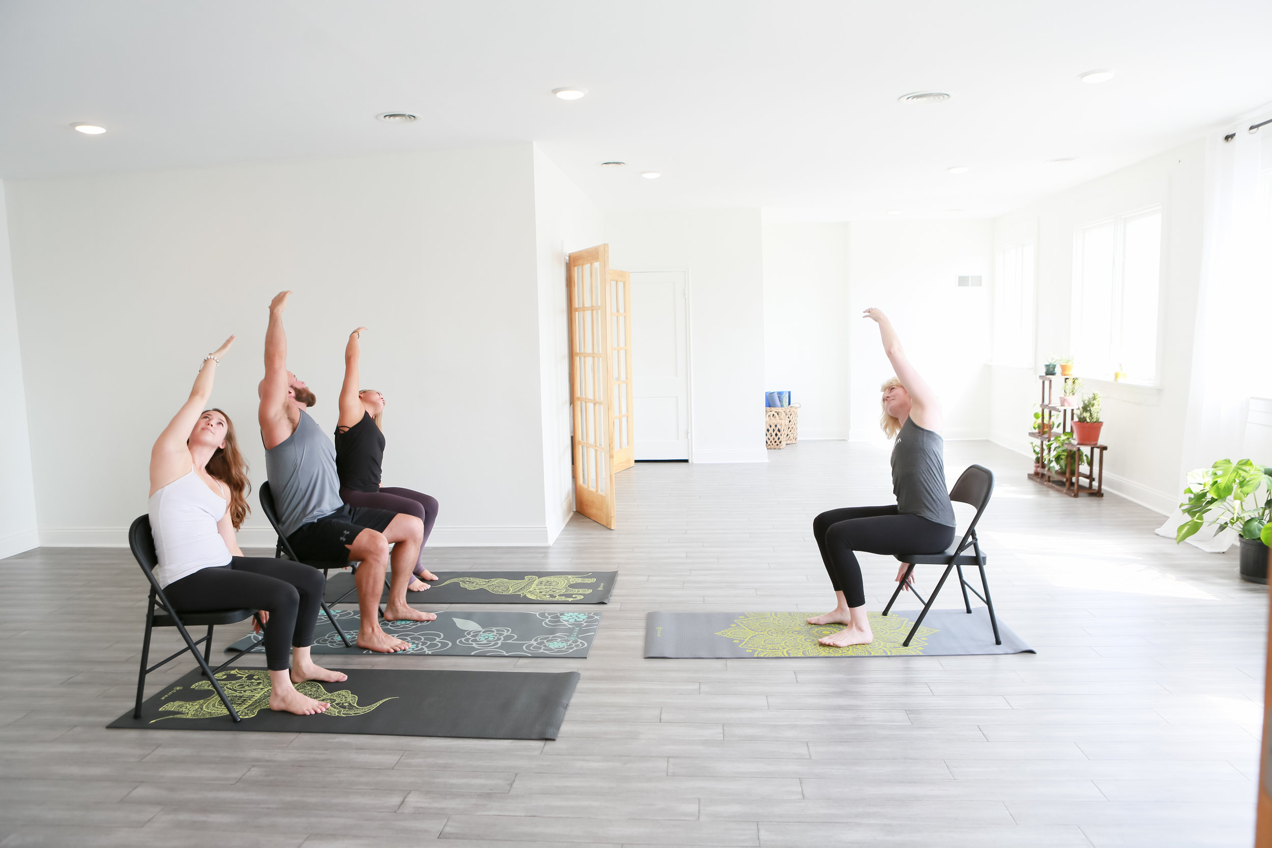 teaching chair yoga