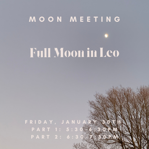 Moon Meeting: Full Moon in Leo, 1/30