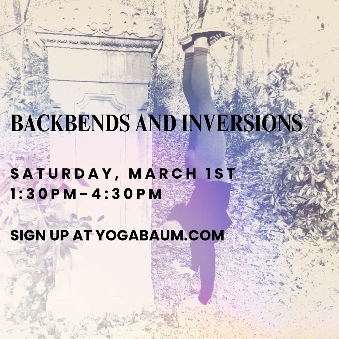 Backbends and Inversions, 3/1