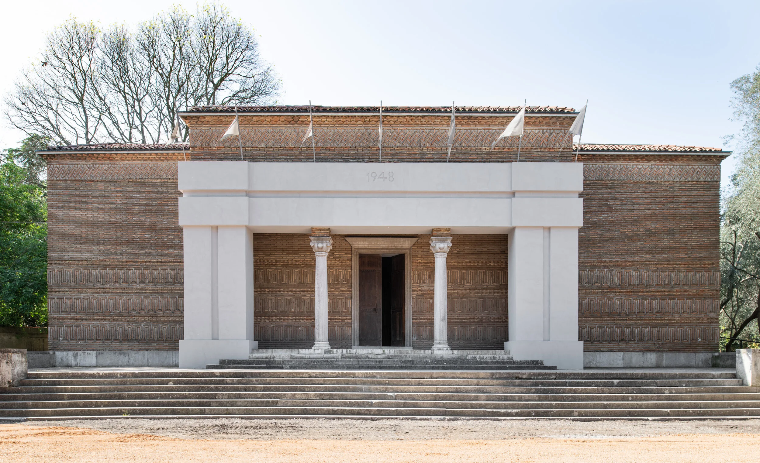 Zafos Xagoraris, The Concession, 2018–19, Outdoor installation, Photo by Ugo Carmeni
