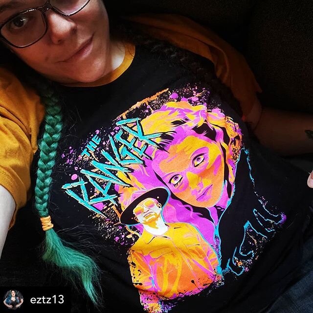 Get it! 🌟 #Repost @eztz13 &bull; My favorite shirt of the day is #theranger by ME #favoriteshirtoftheday @therangermovie this is available on our website along with a TON of older designs.  Check em out.