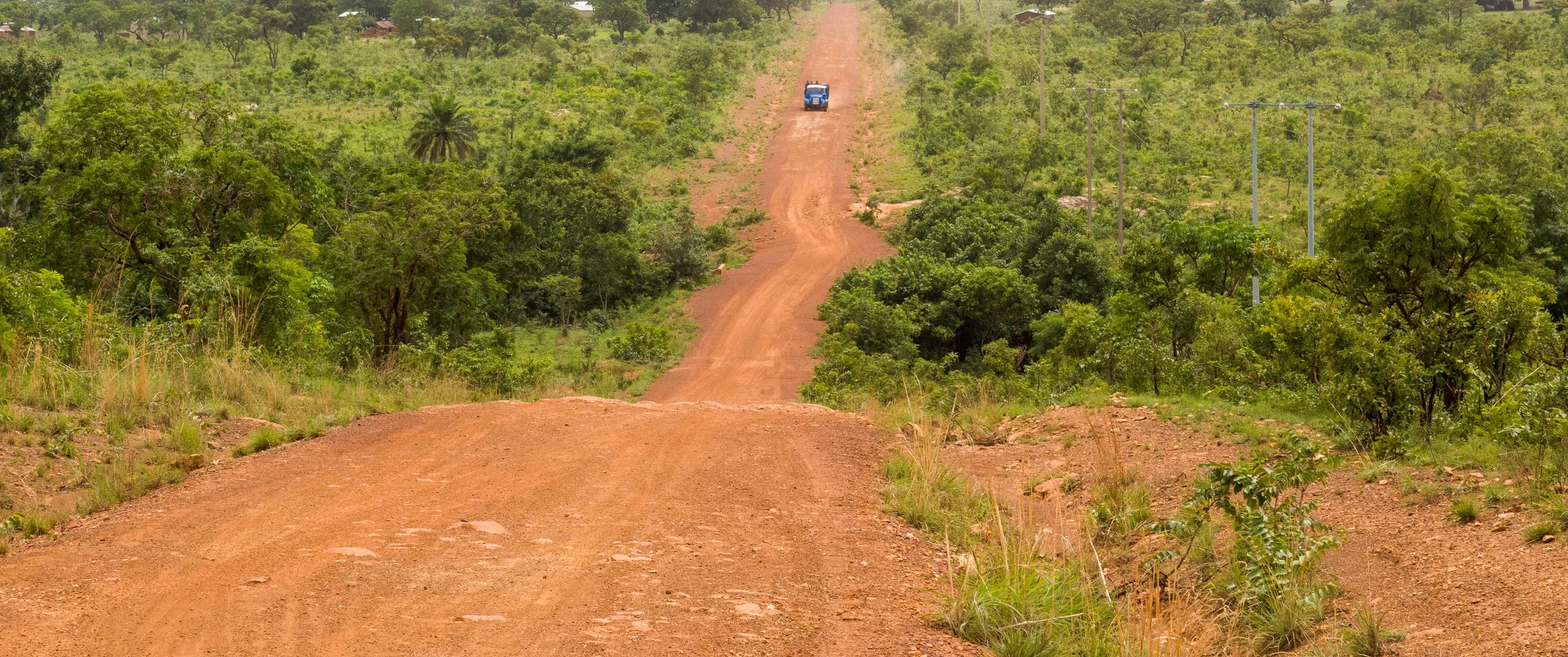 Road to Boukombé in northern Benin