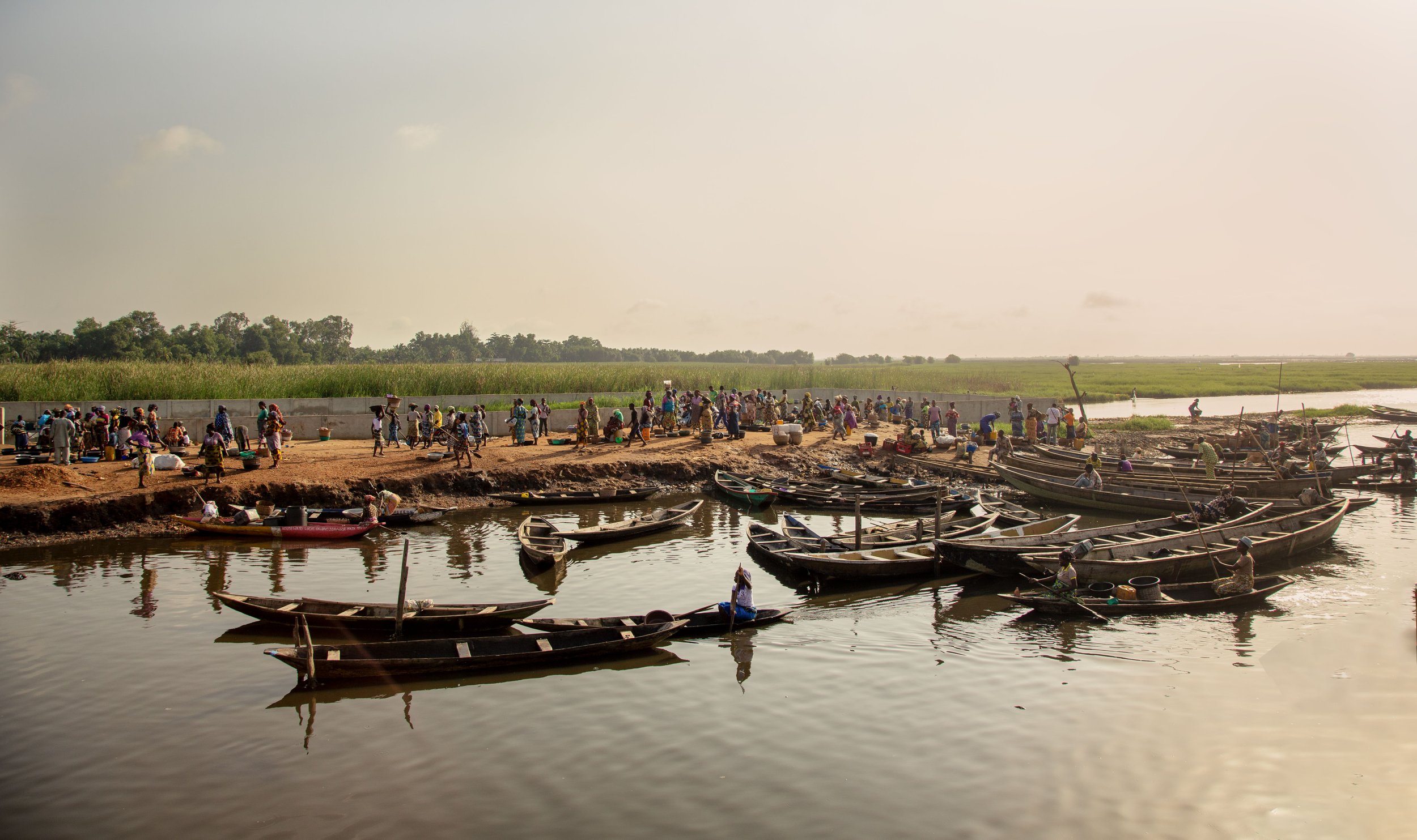 Ganvié lake community in Benin
