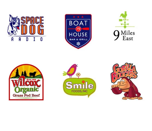 Logo Design Firm- media, wine, produce, and food brand design