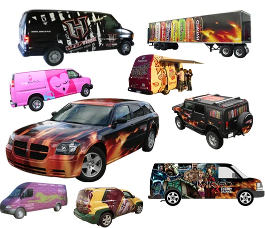 energy drink brand design, car wrap design, service brand design,