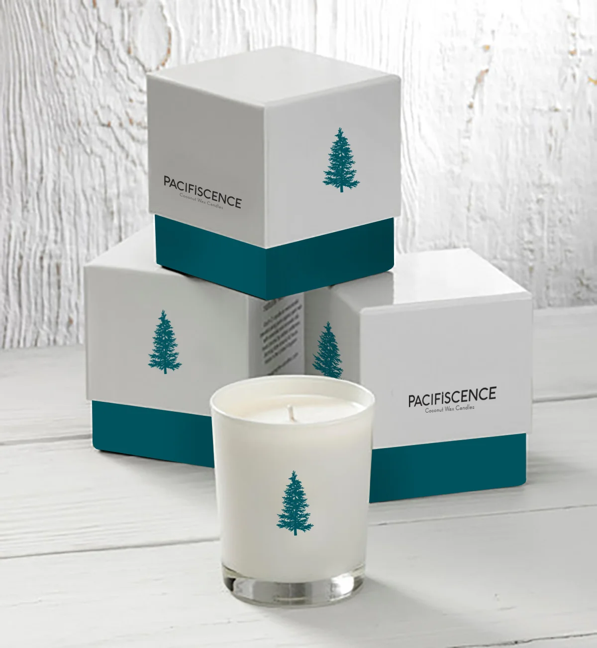 Pacifiscence Candles - Box Package Design