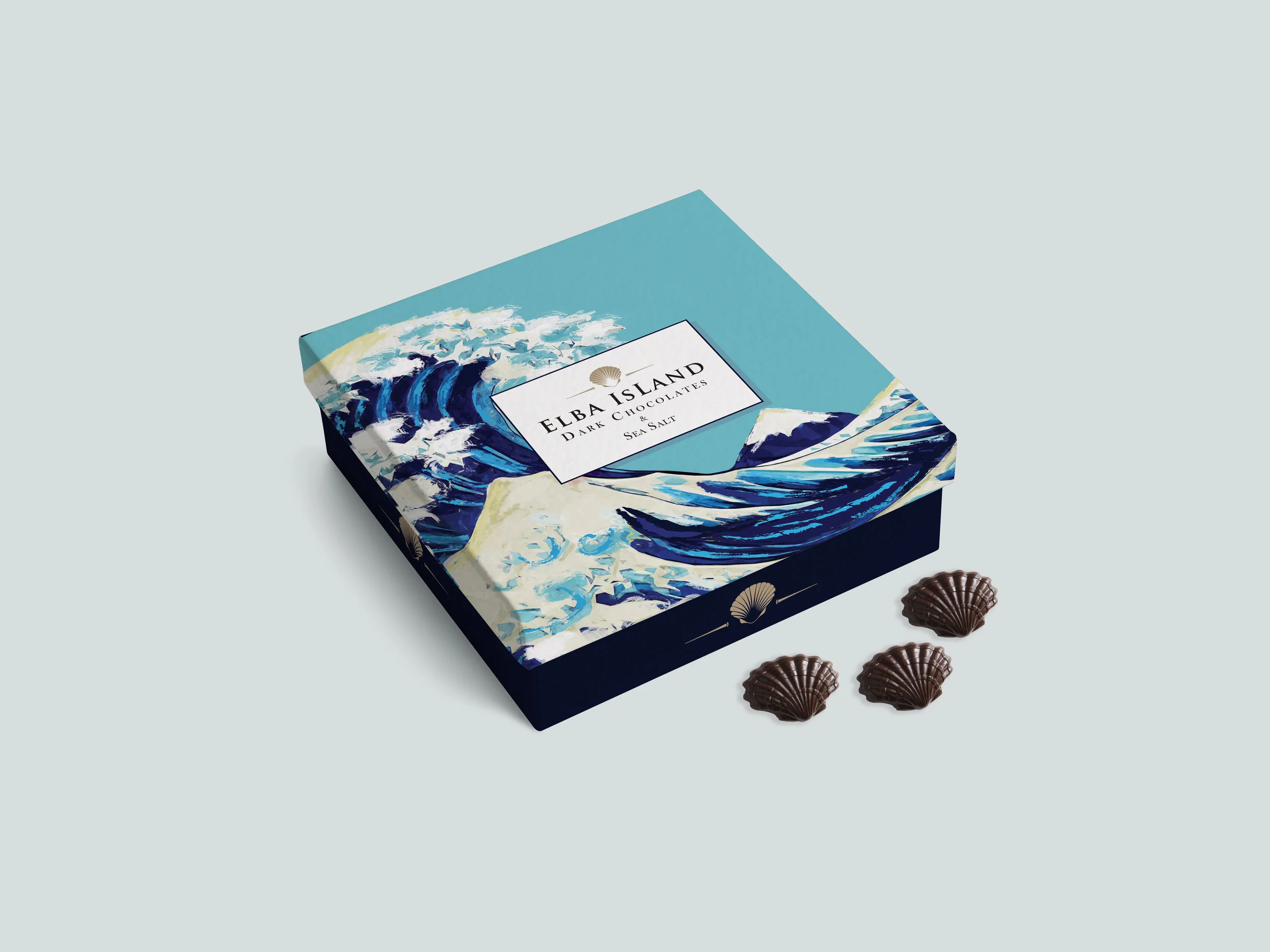 Elba Island Dark Chocolate - Package Design