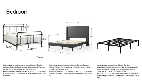 Overstock 2024 giselle bed