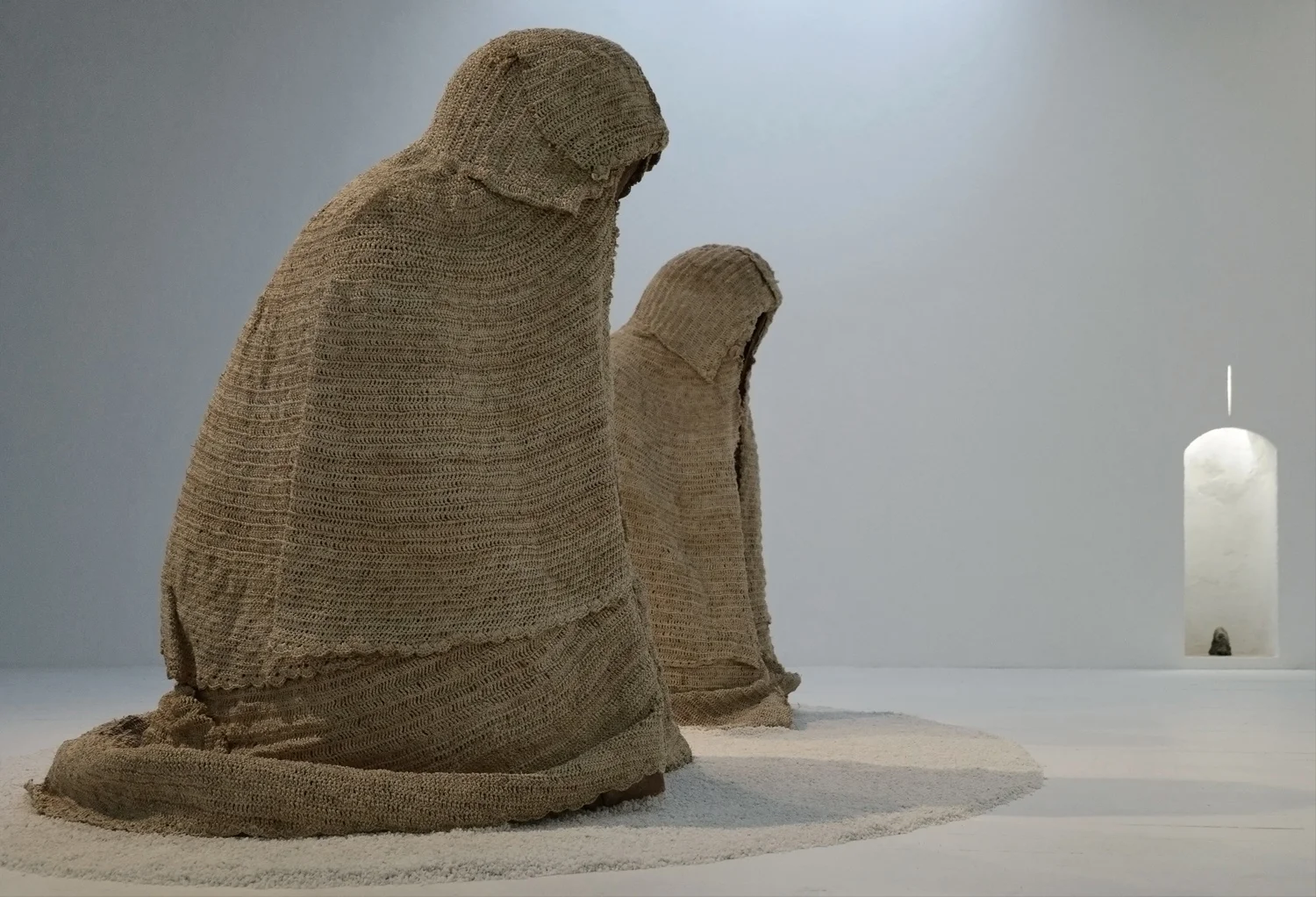  curation &amp; environment for Allan Jeffs installation ‘Penitentes’ 