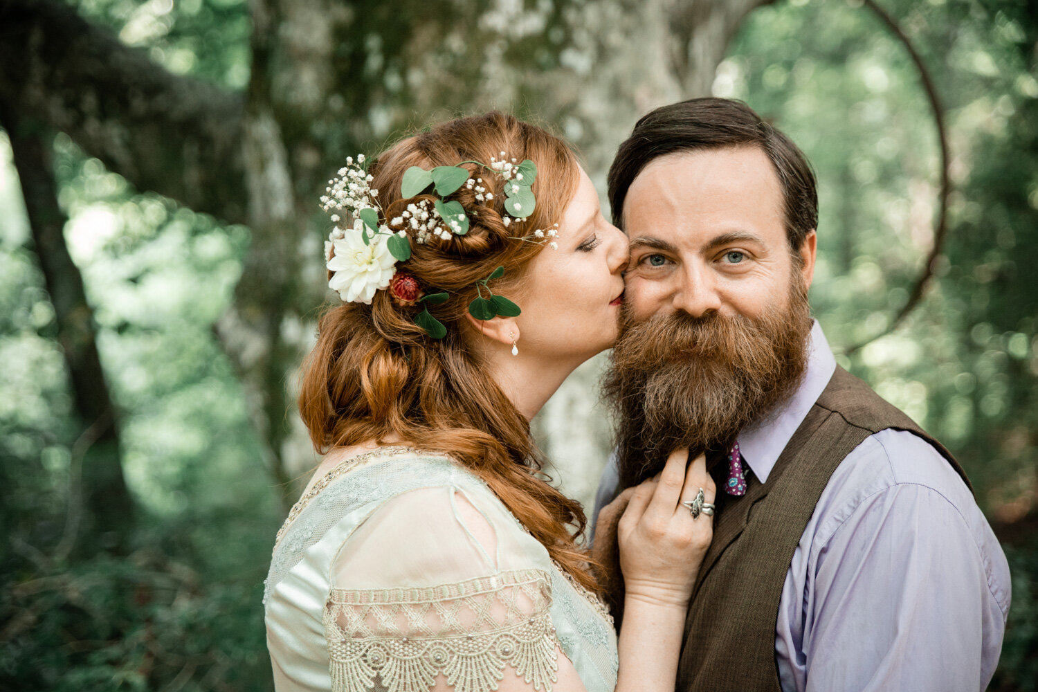 "We are so happy that we chose Eliza to shoot our wedding day! Her comfortable presence was a calming delight on a very hectic day. She was able to capture all of the special moments we got to be a part of that day, as well as many of the moments we…