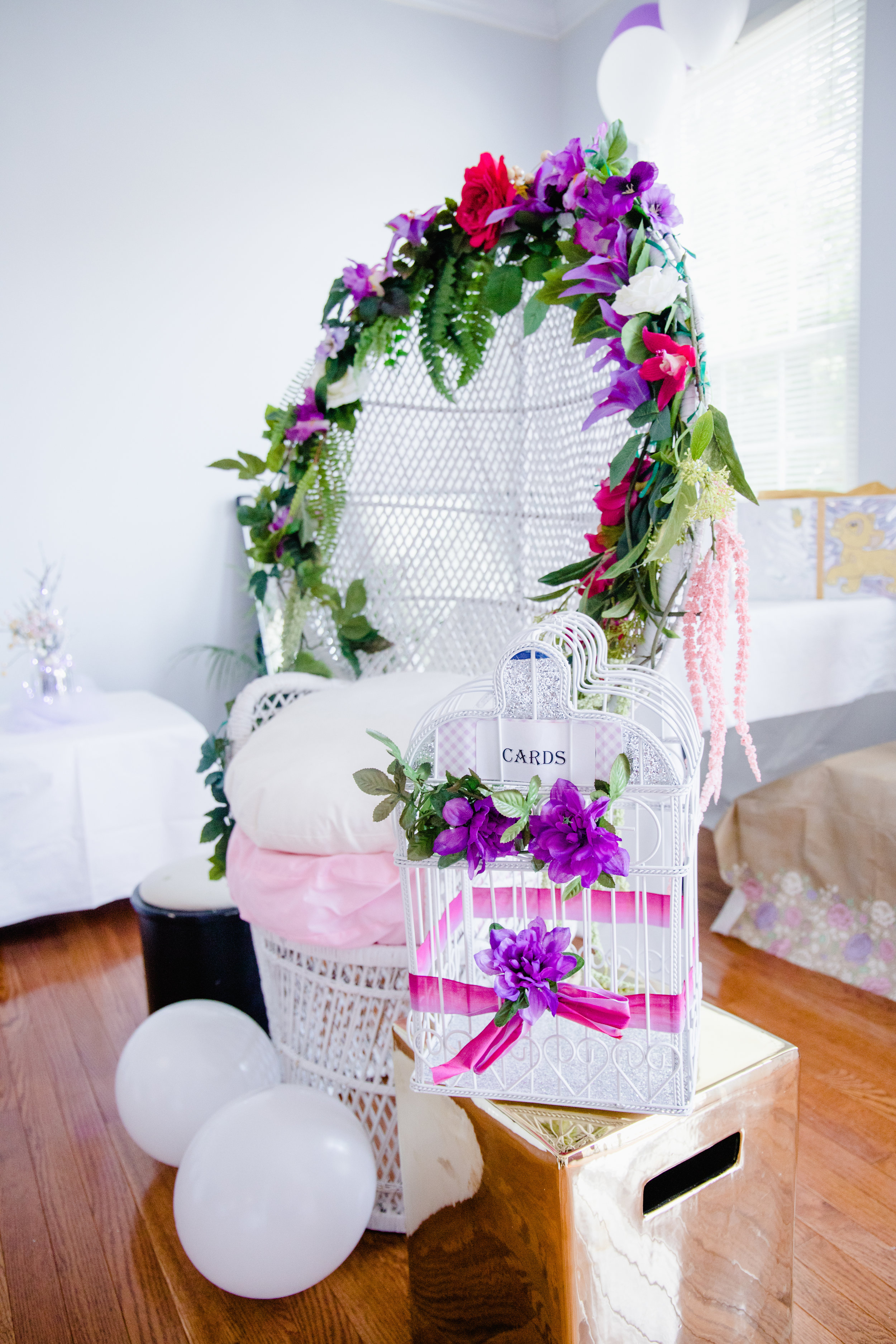 Baby Shower CHAIR by Nadia Khoury-King of Afif Collections.