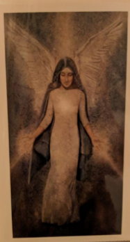 Grace with open palms of light