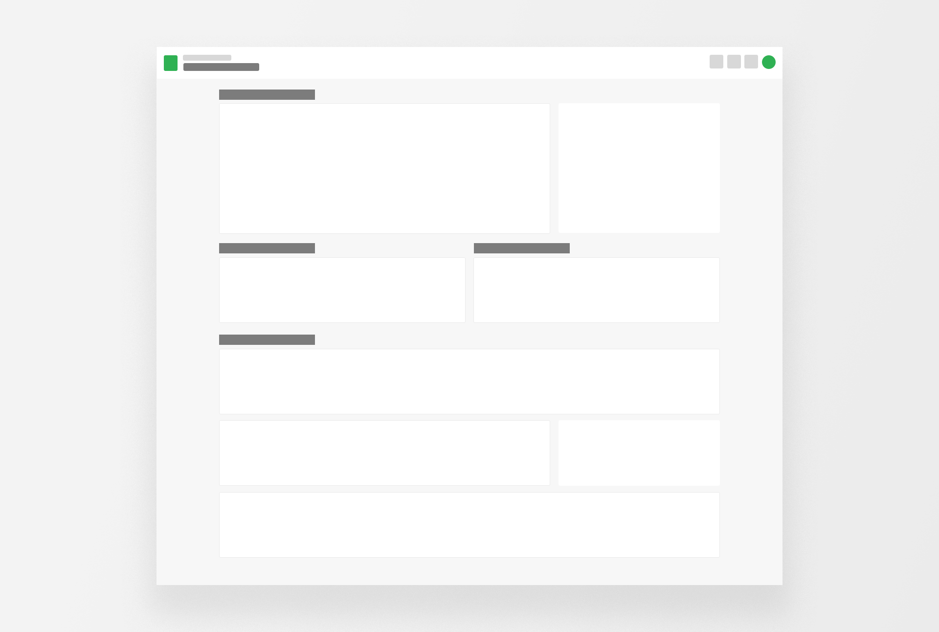 Customised content panels