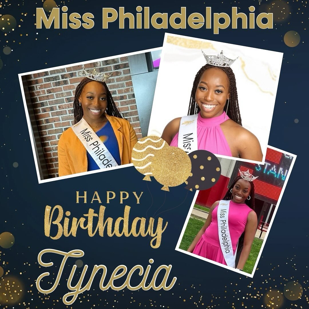 Happiest of birthdays to our incredible Miss Philadelphia @tyneciawilson_! Please send her all of your love! 💕 🧁 🎉