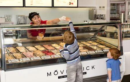 MOVENPICK Indulgent Chocolate Waffle Cone For a limited time only* these school holidays, head on down to Movenpick Mission Bay for an Easter special chocolate waffle cone. *From 13th - 28th April