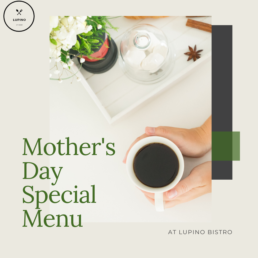 mothers day coffee special menu flowers