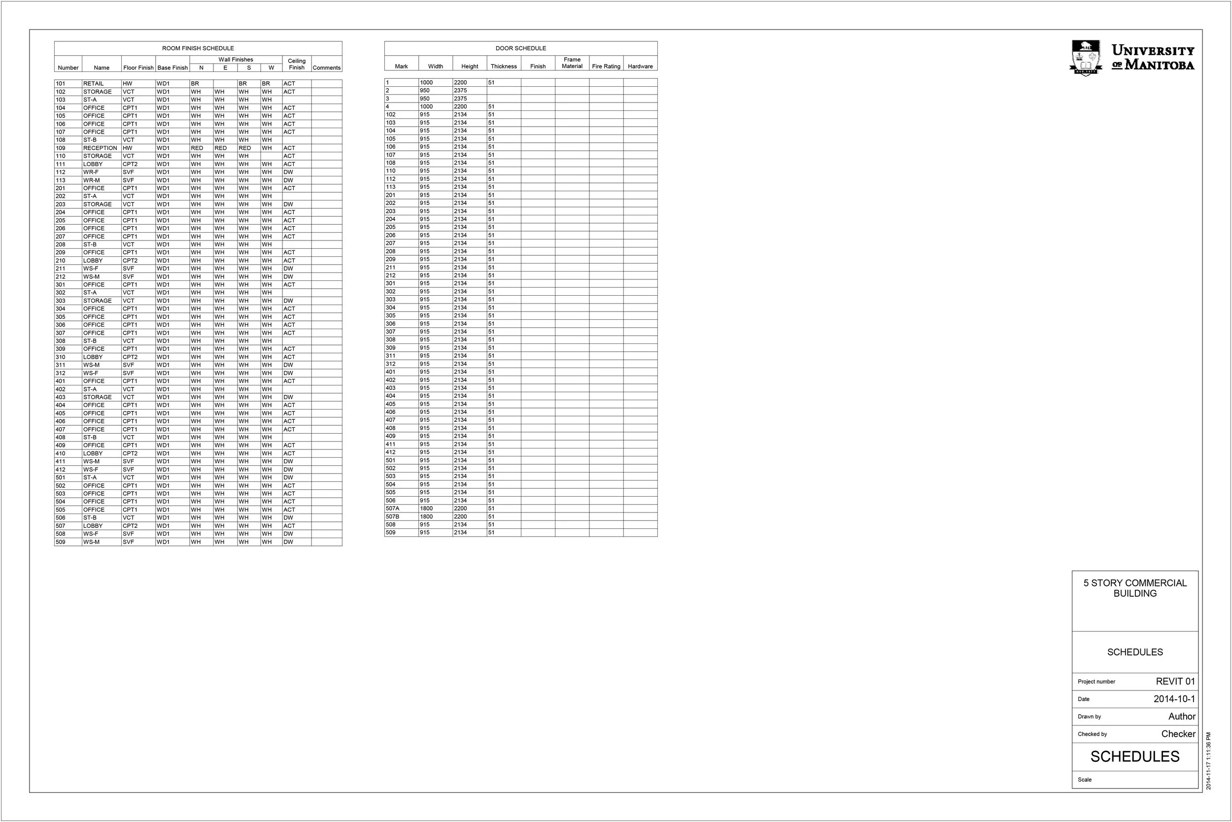 Ivan Katz Project 1 - Sheet - SCHEDULES - SCHEDULES.jpg