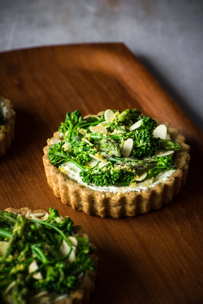 Cookbook Review &amp; Asparagus and Goat Cheese Tart from Vegetables First
