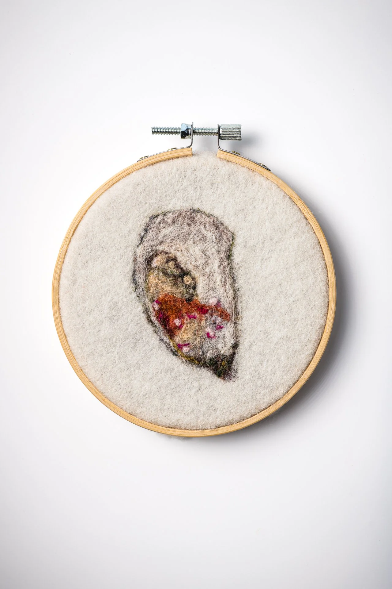 Oyster with Mignonette Sauce Felt Art.jpg