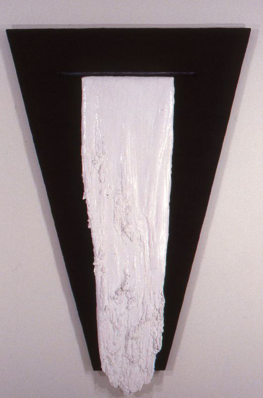    Pink Falls,  1988, 94” x 62.5” x 4”, acrylic on plaster and cement over foam and wood  