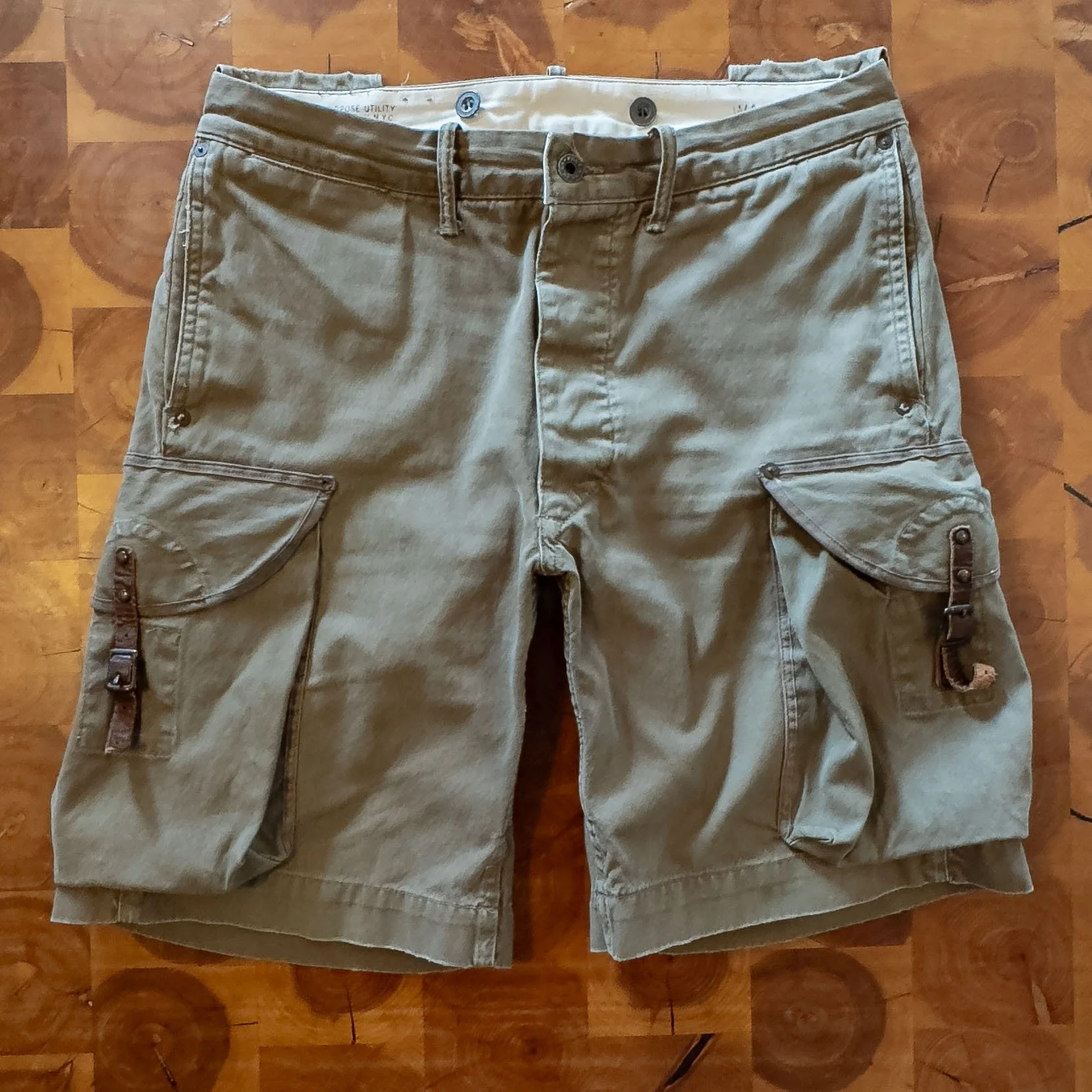 LanoverlandRRLArmy FatigueCargo Shorts.JPG