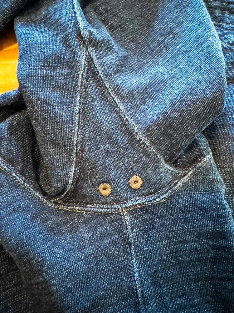Landoverland RRL Indigo French Terry Rugby Shirt17.JPG