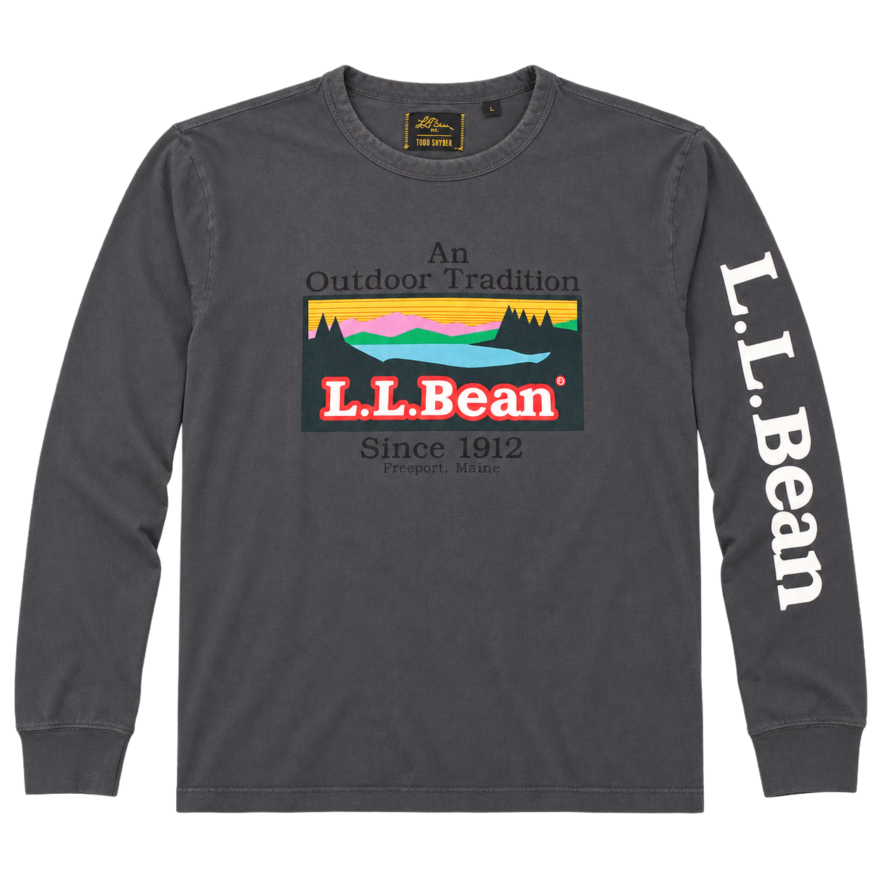 L.L.Bean x Todd Snyder charcoal graphic tee.png